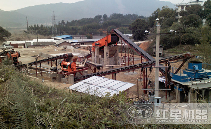 搭配石子整形机的机制砂生产线 搭配石子整形机的机制砂生产线