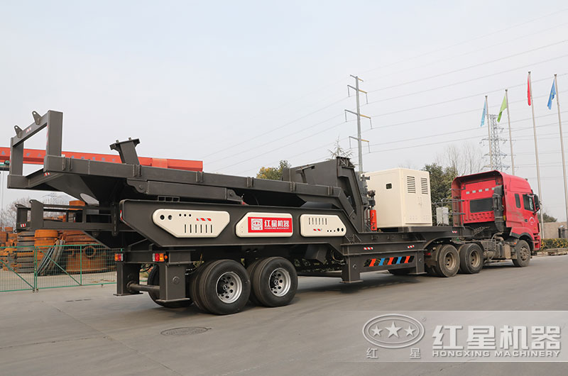 红星移动破碎站发货现场 红星移动破碎站发货现场