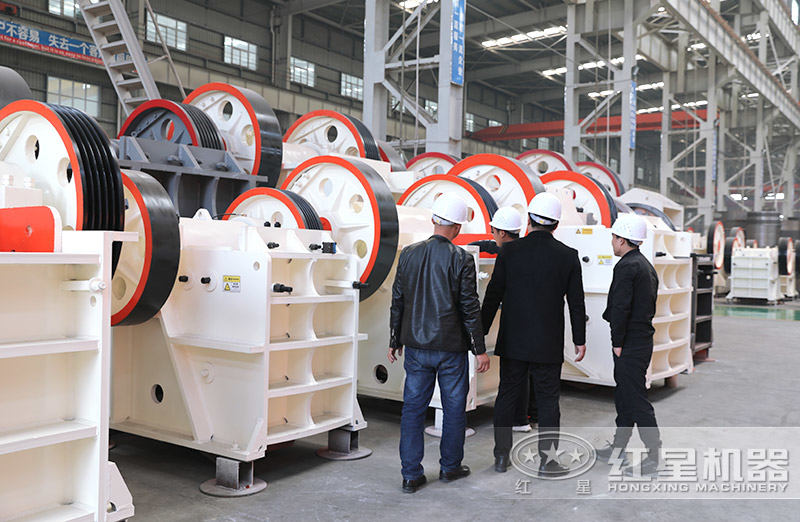 财神游戏平台石子破碎机用户车间考察