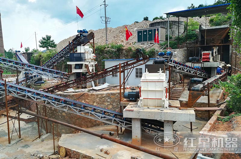 陕西客户时产300吨砂石生产线成功案例