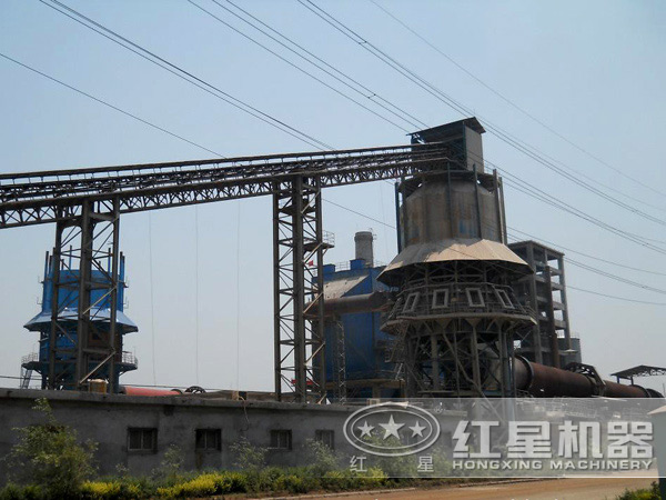 碳素回转窑工作图 碳素回转窑工作图