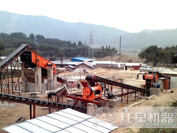 破碎生产线工作图 破碎生产线工作图