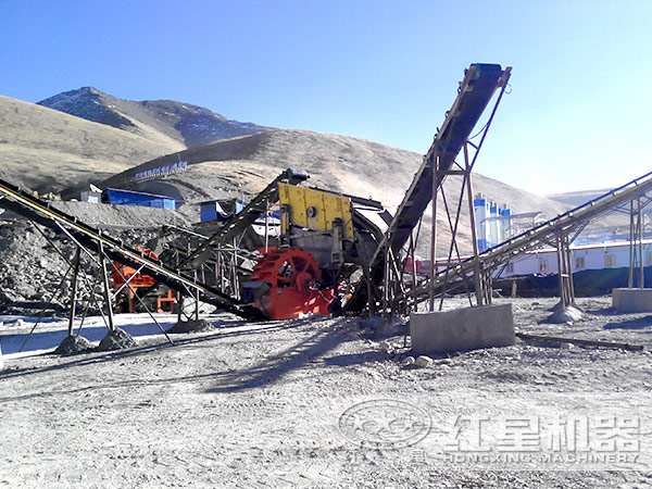 石料生产线客户现场图 石料生产线客户现场图