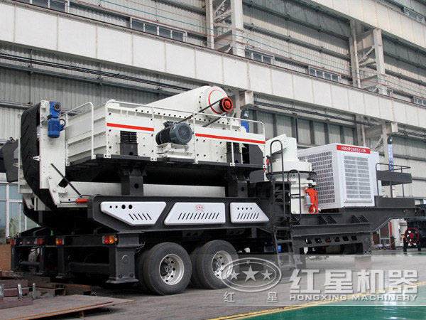 移动式石头破碎机 移动式石头破碎机