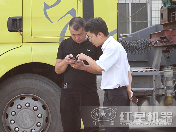 Ф2200×9500财神（中国）发货交接图